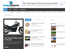 Tablet Screenshot of nothingexpensive.com